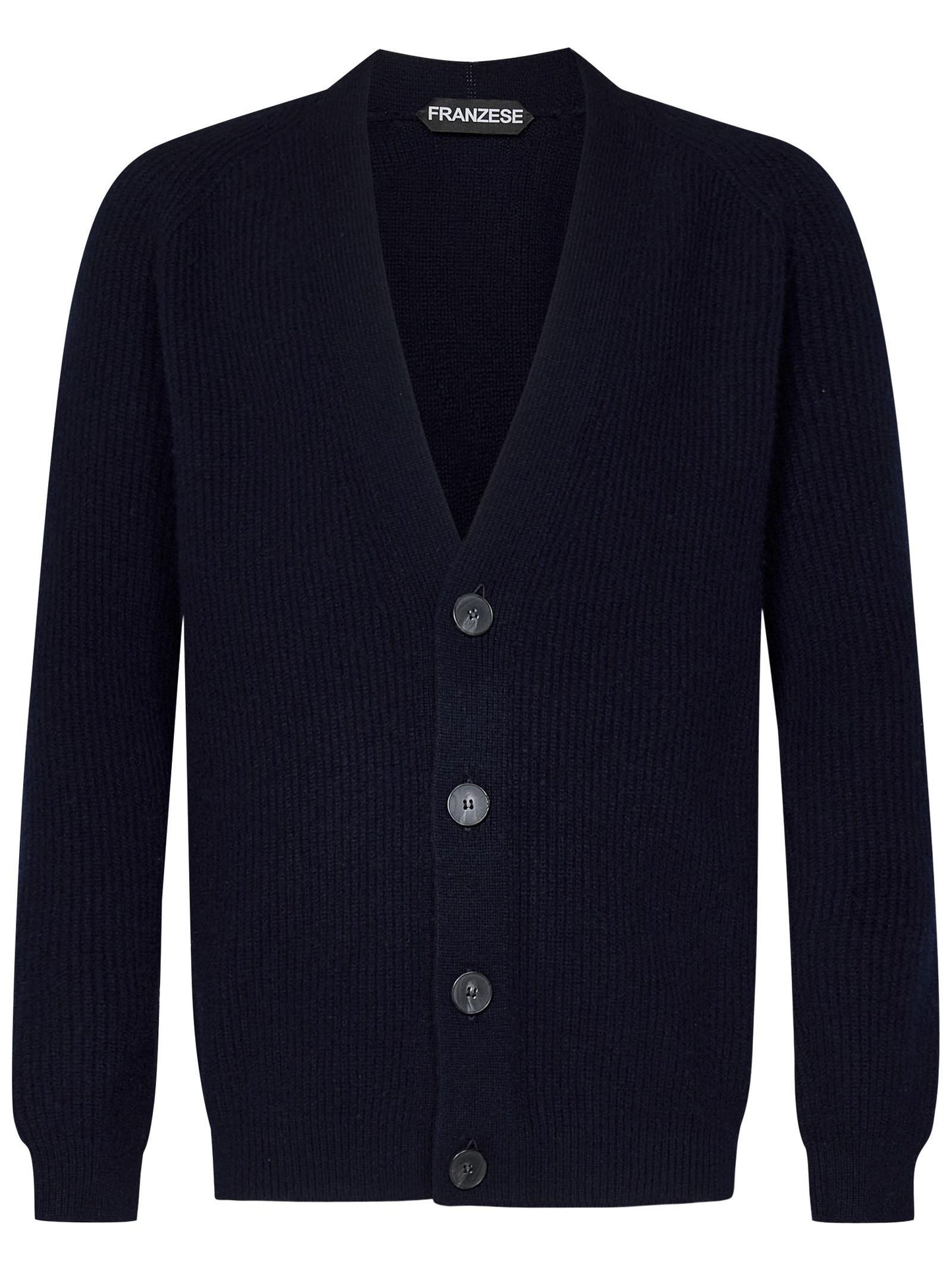 Cardigan modello Brad Pitt Franzese Napoli AU7164E BLU Franzese Collection Pronta Sartoria 