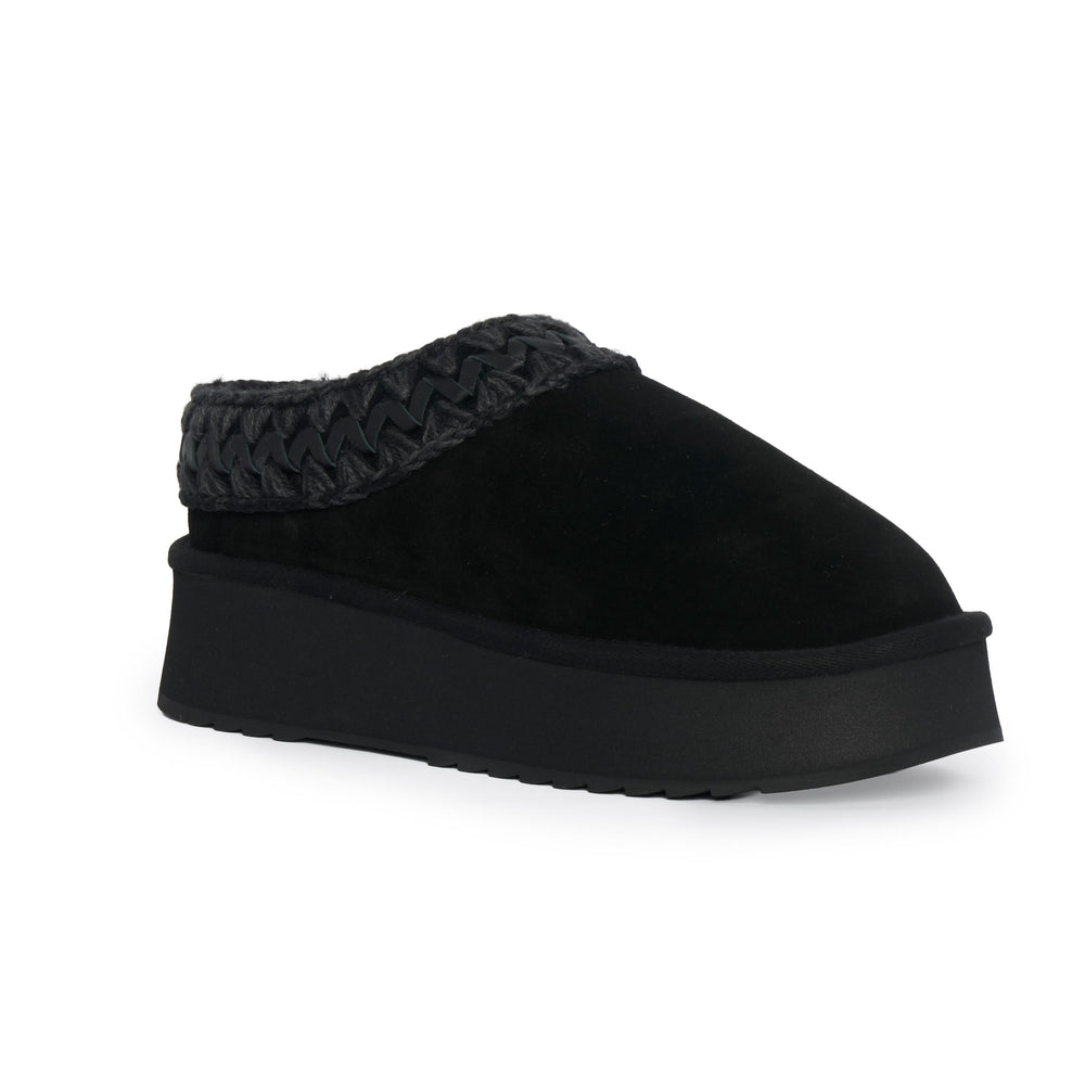 Sabot Platform Clog Mou FW681009A BKBK Mou 