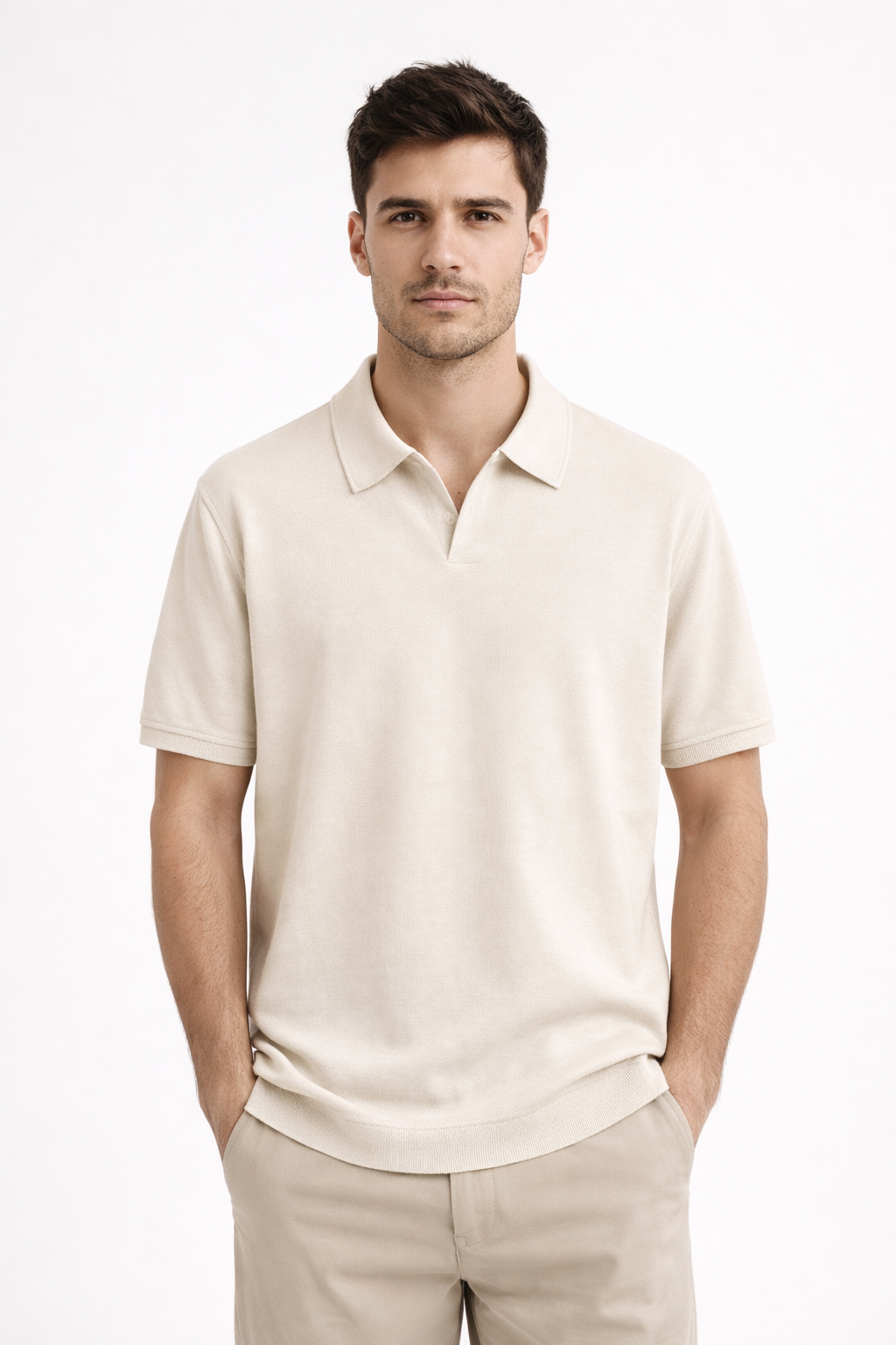 Polo modello Gossip Franzese Napoli MA8352 BIANCO Franzese Collection Pronta Sartoria 