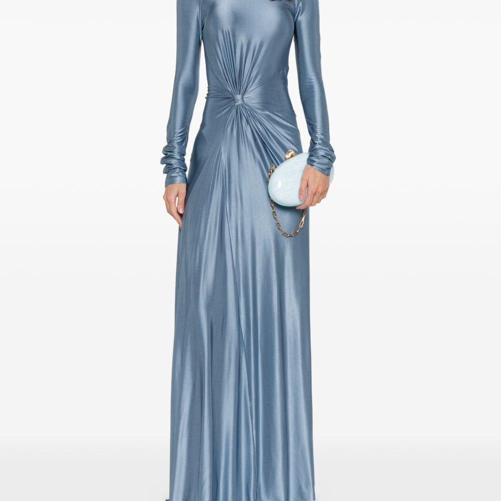 Abito Lungo Twist Waist Victoria Beckham 1126WDR007087A 8234 Victoria Beckham 