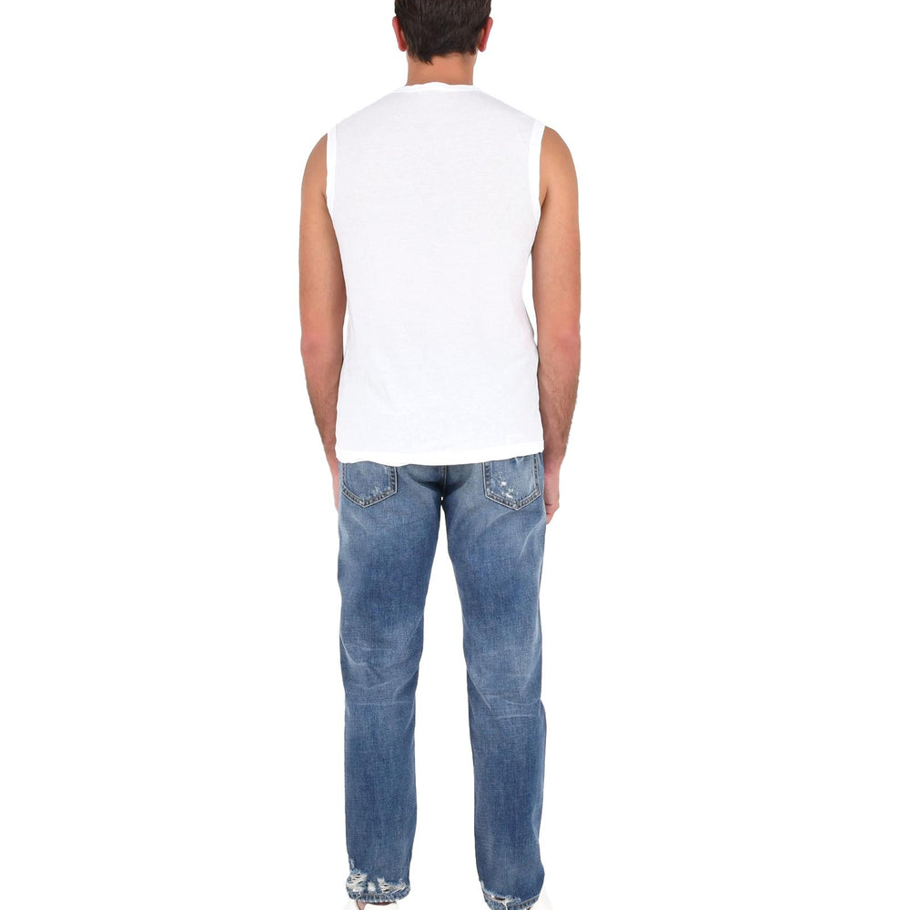 Top LA Muscle James Perse MKJ3632 WHT James Perse 