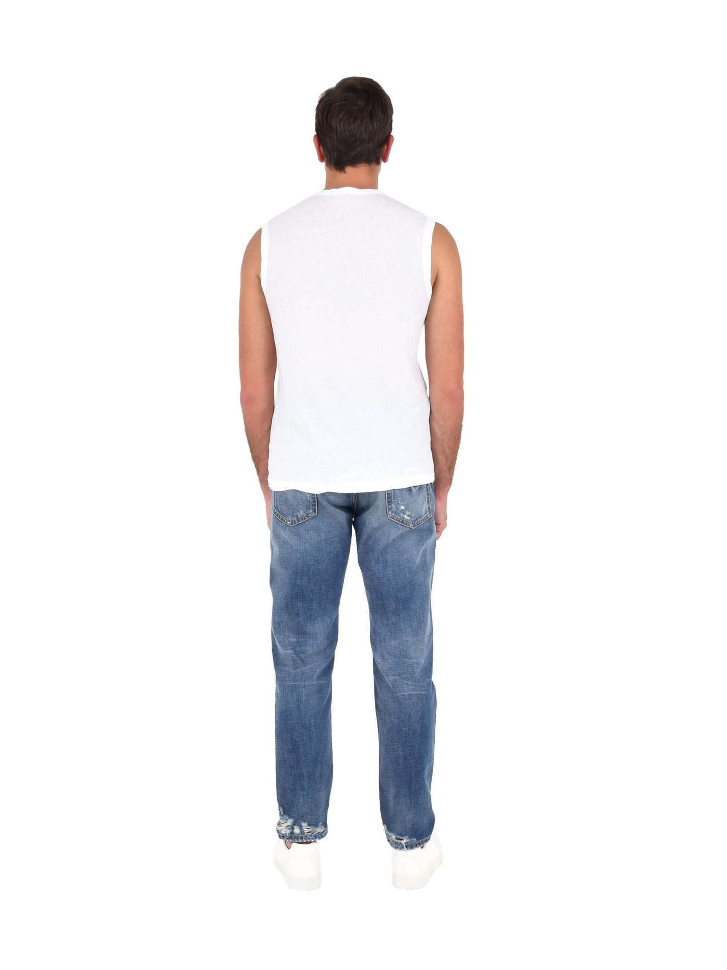 Top LA Muscle James Perse MKJ3632 WHT James Perse 