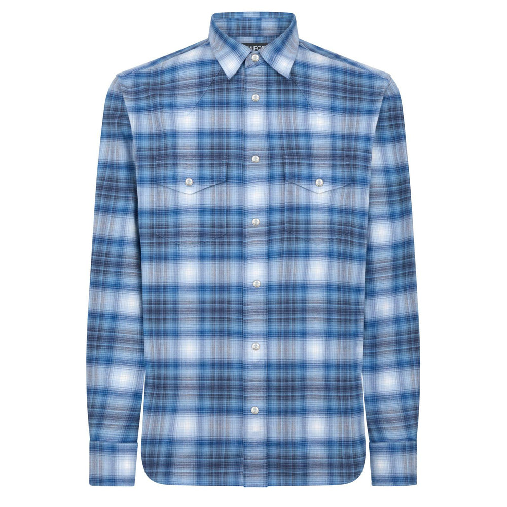 Camicia Tom Ford HDS001FMC243 ZBLUE Tom Ford 