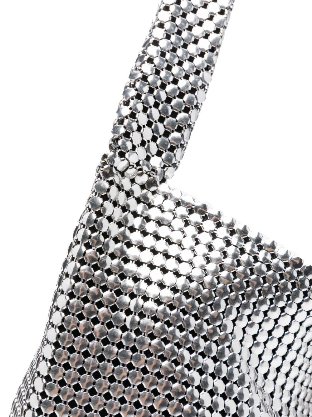 Borsa a mano XL Silver Pixel metallic Rabanne 24PSS0434MET607 P040 Rabanne 