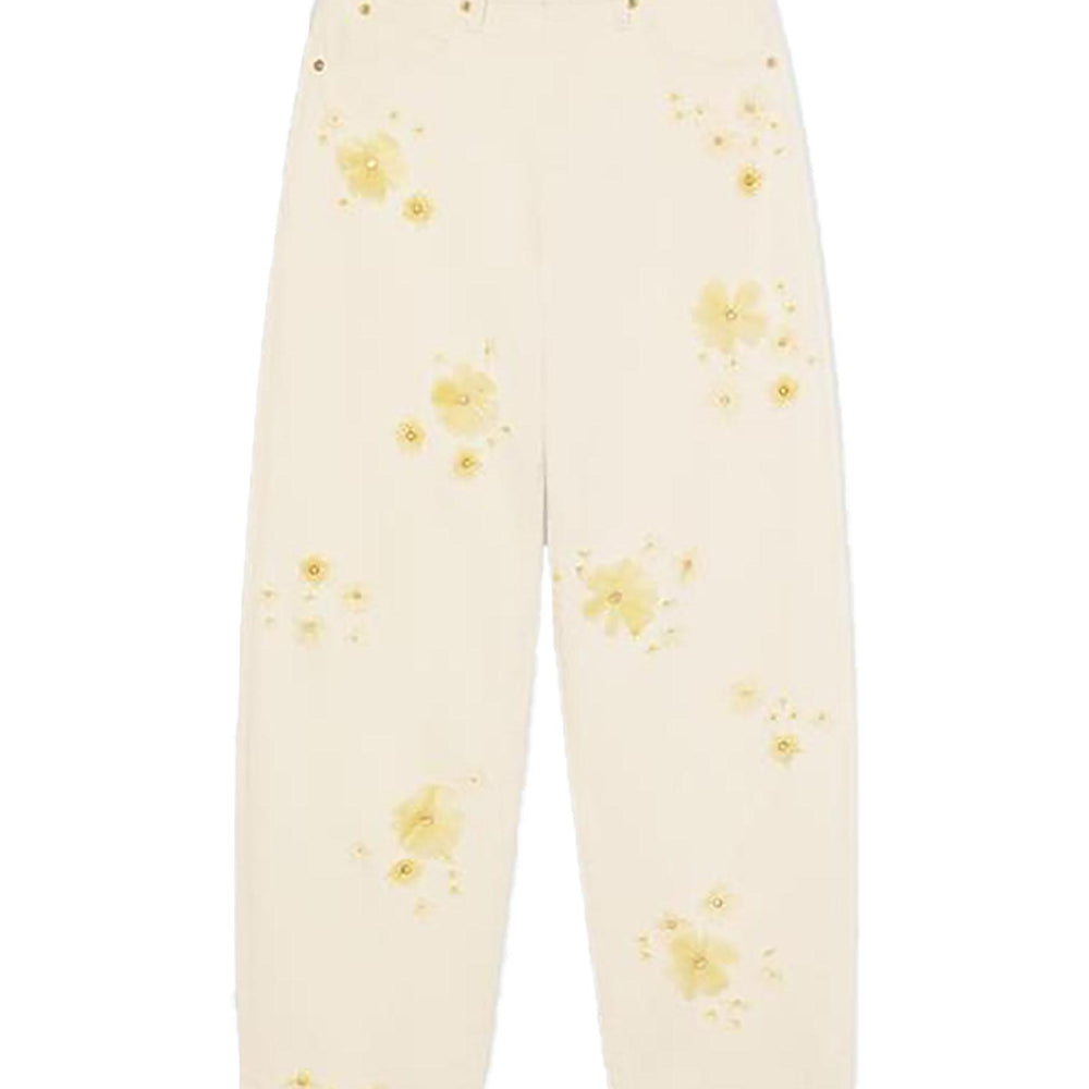 Jeans Embellished Low Slung Barrel Frame 2018EB728 VLBN Frame 