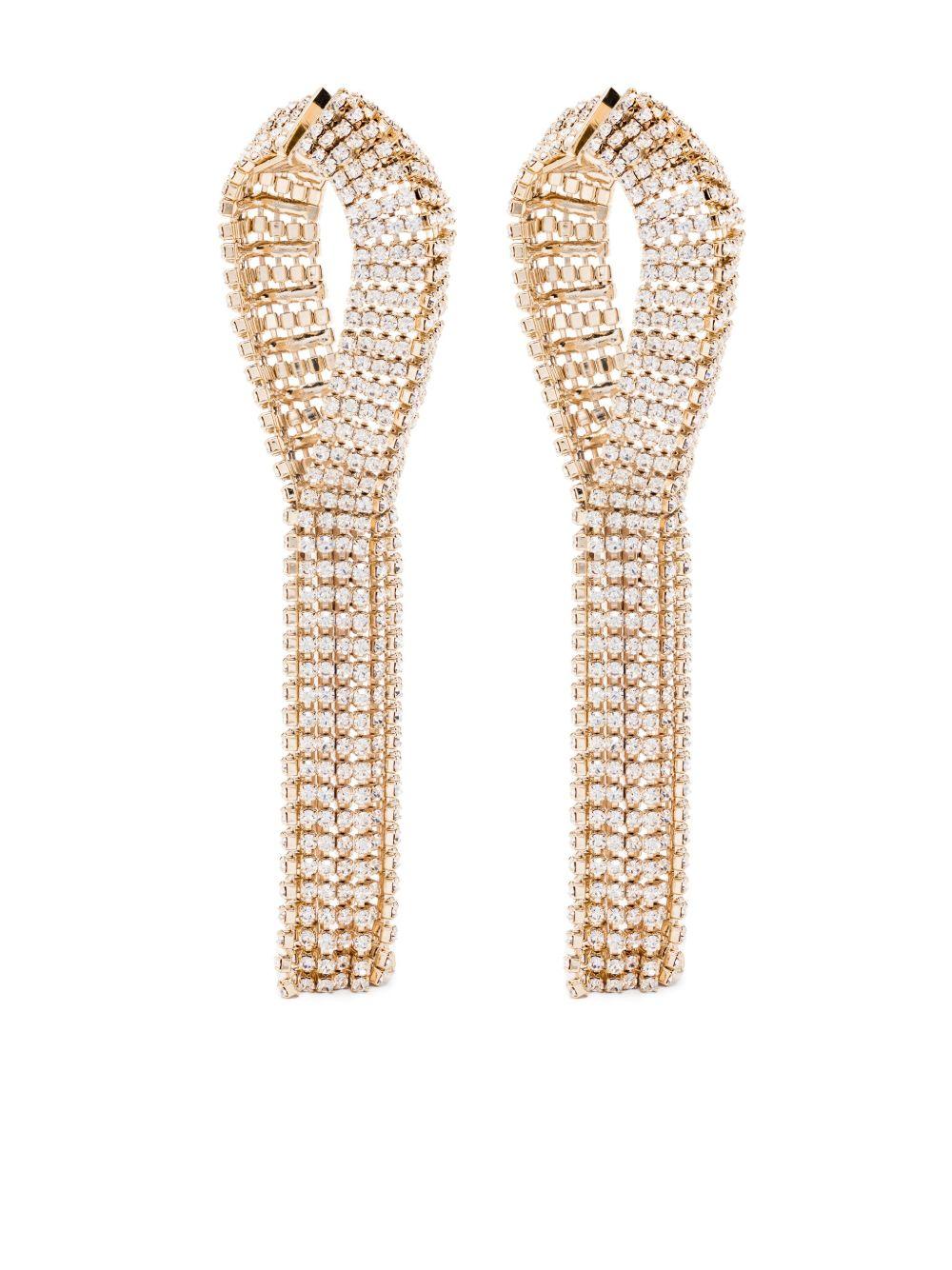Orecchini Crystal Pavee Rabanne 25PBB0409MET726 M711 Rabanne 