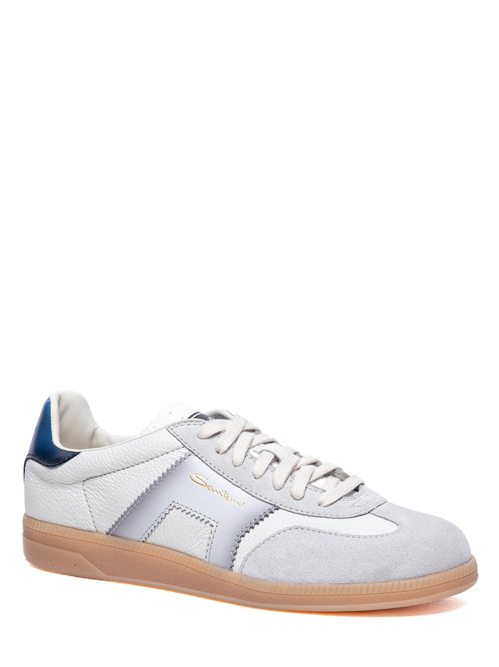 スニーカー SANTONI Men Sneakers MBPL21965FARCNOCI32 I32White WHITE SANTONI Men Sneakers MBPL21965FARCNOCI32 I32White WHITE