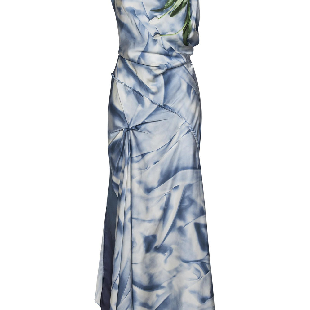 Abito Lungo Victoria Beckham 1125WDR006029B SATIN Victoria Beckham 