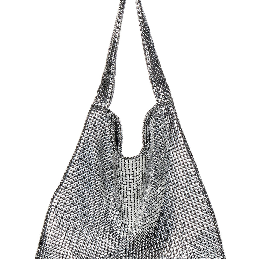 Borsa a mano XL Silver Pixel metallic Rabanne 24PSS0434MET607 P040 Rabanne 
