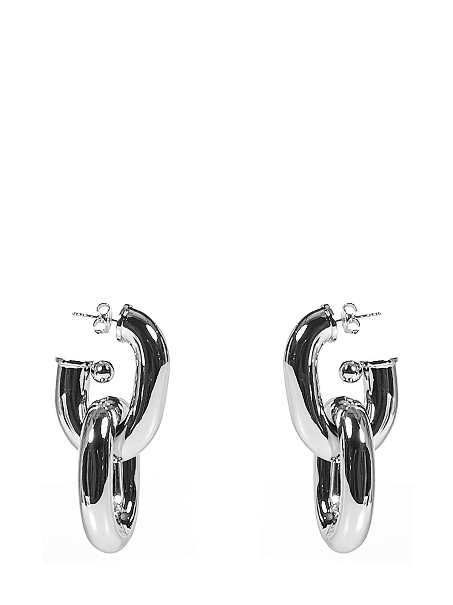Orecchini Silver double XL link Rabanne 20HBB0024MET083 P040 Rabanne 