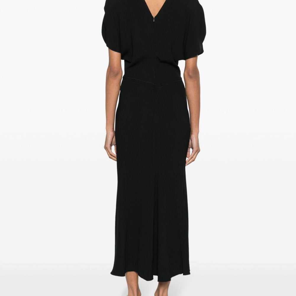 
                  
                    Abito Midi Gathered Waist Victoria Beckham 1124WDR005227A BLACK Victoria Beckham 
                  
                