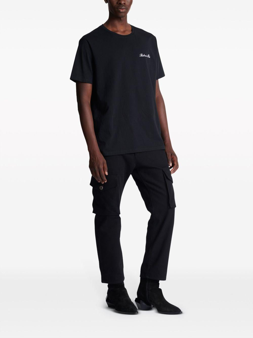 T-shirt Balmain iconica Balmain Paris DH1EG010BC68 EAB Balmain Paris 