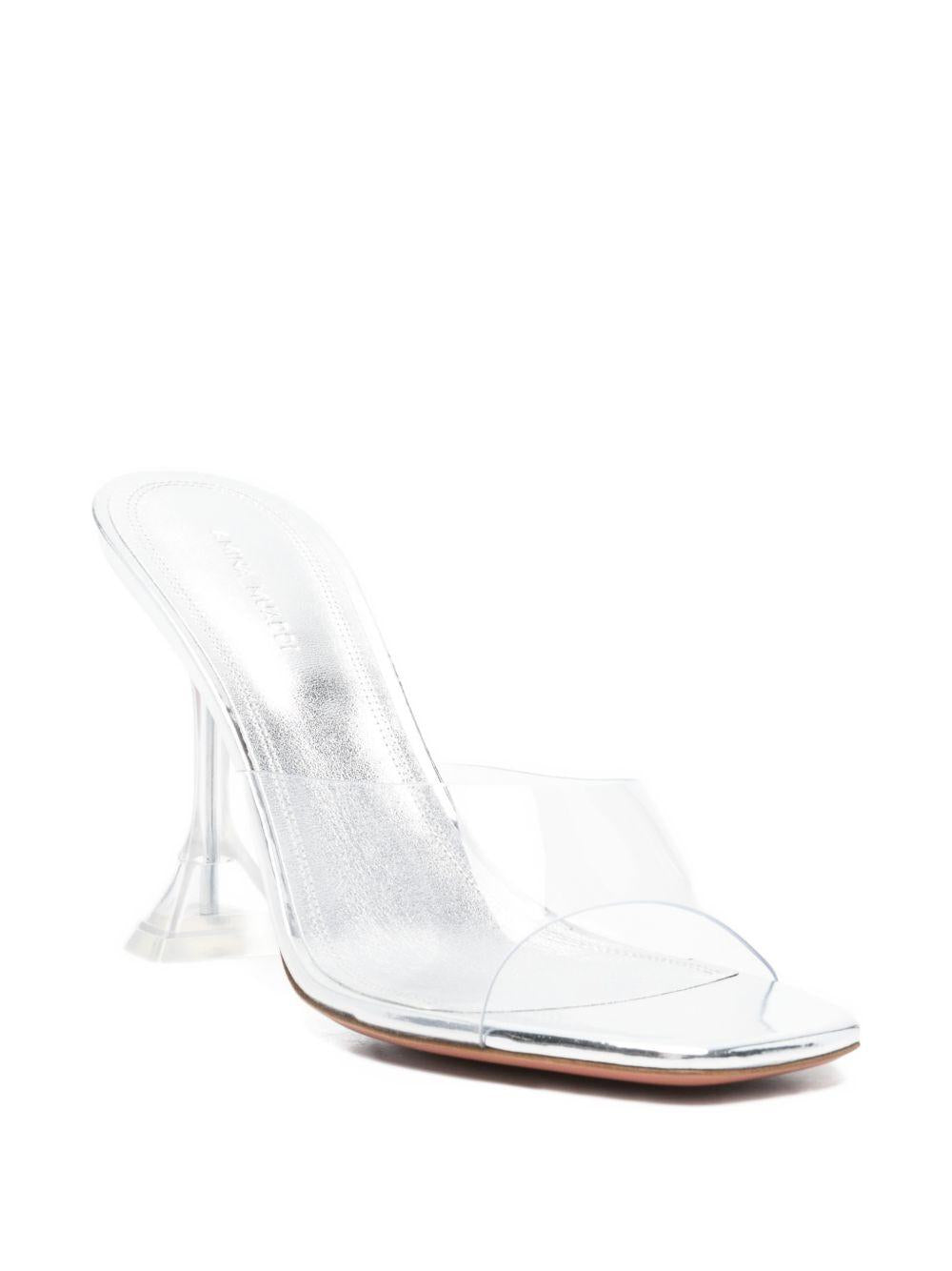 Sandali Lupita Glass Slipper 95 Amina Muaddi LUPITAGLASSLIPPER95 TRANSPARENT Amina Muaddi 