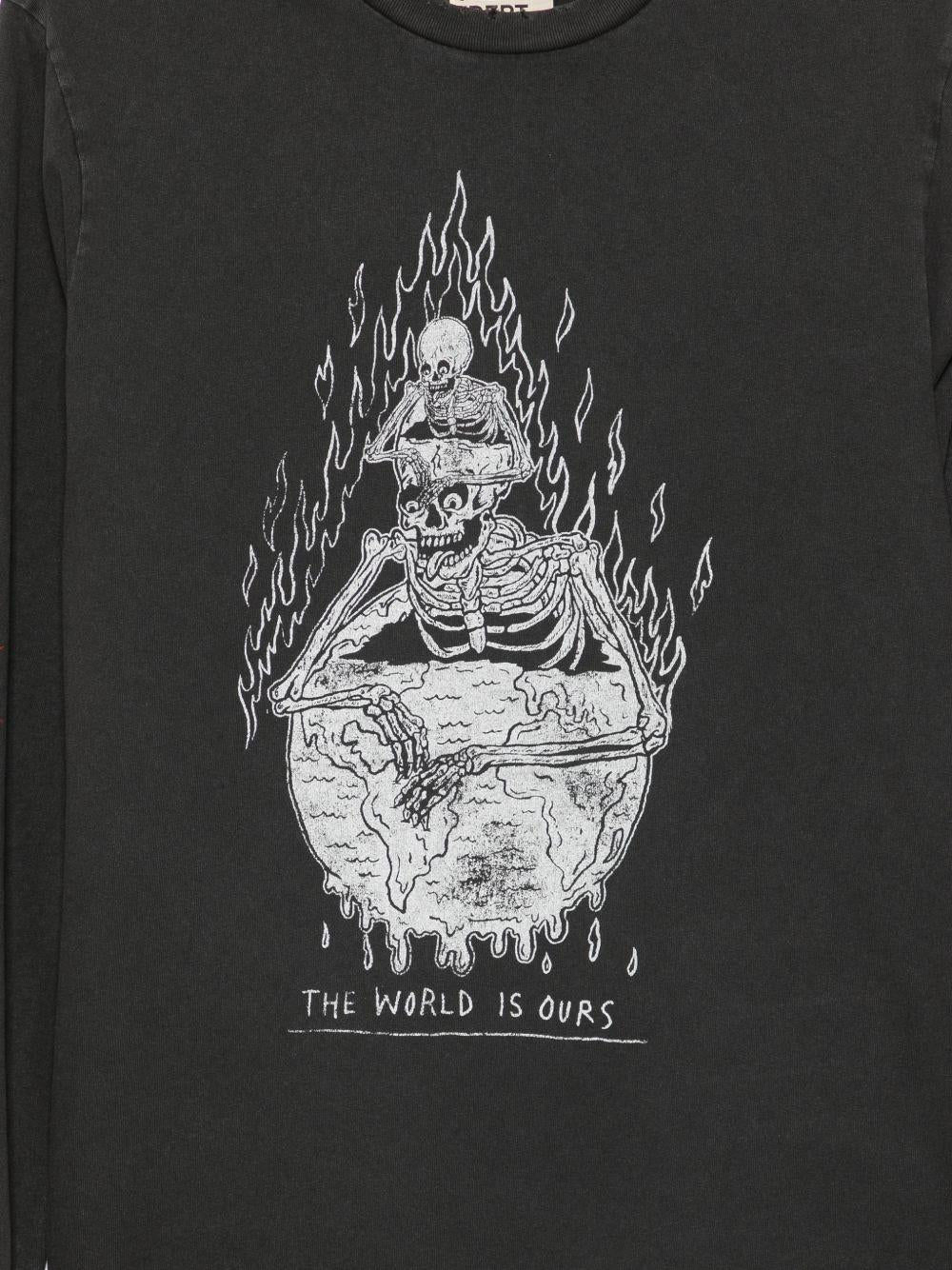 T-shirt Gallery Dept. TOP005 VINTAGEBLACK Gallery Dept. 