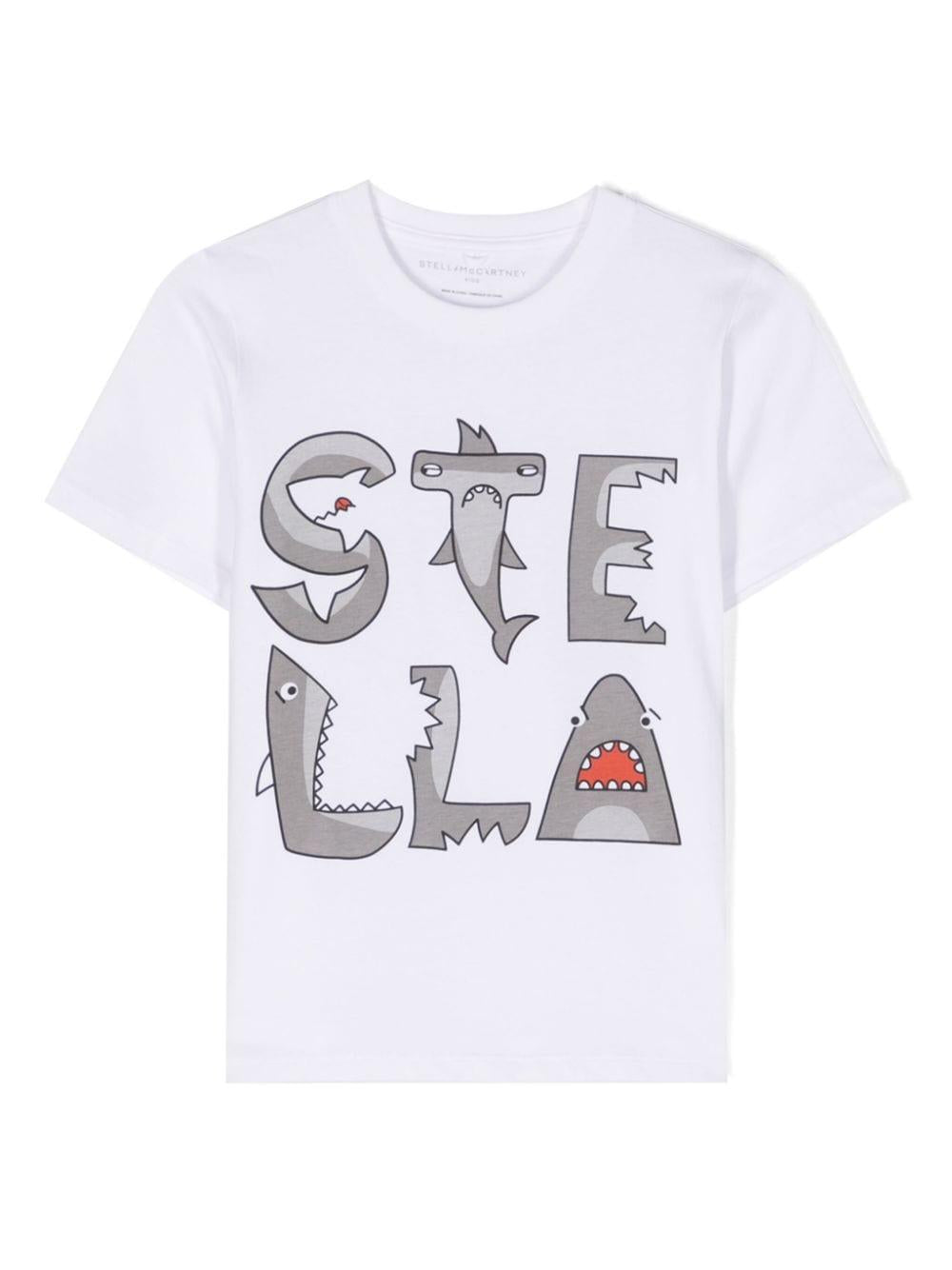 T-shirt Stella McCartney Junior TU8P51Z0434 101 Stella McCartney Junior 