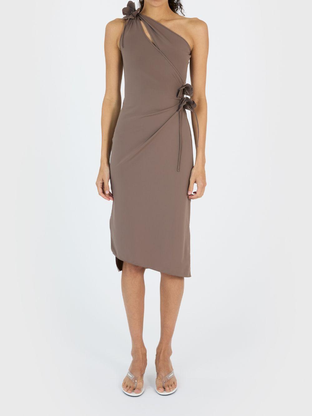 Abito Flower Coperni COPR276F5021 BROWN Coperni 