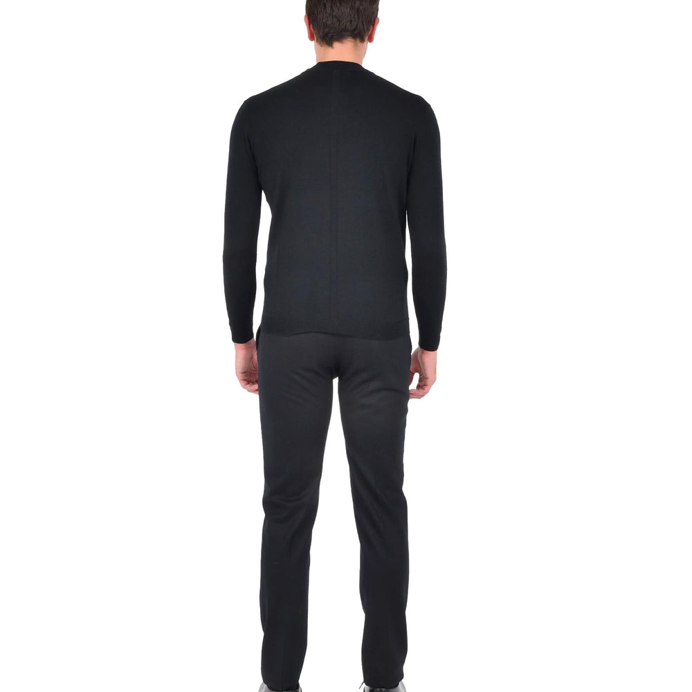 Maglia modello Stefano De Martino Franzese Napoli MA7065W26 NERO Franzese Collection Pronta Sartoria 