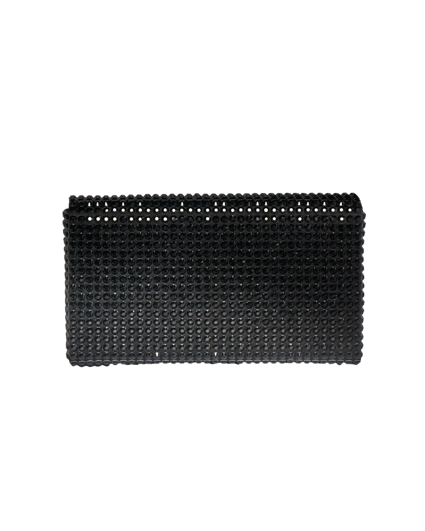 Clucth Paloma Mini Satin Amina Muaddi PALOMAMINISATIN BLACKJETBLACK Amina Muaddi 