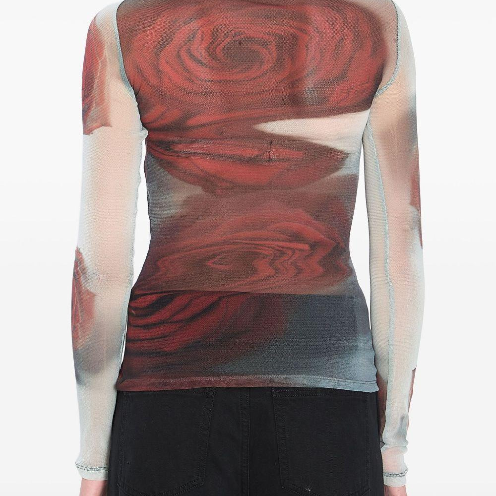 
                  
                    Top The Red Blurry Roses Jean Paul Gaultier WTO352M011P 010230 Jean Paul Gaultier 
                  
                