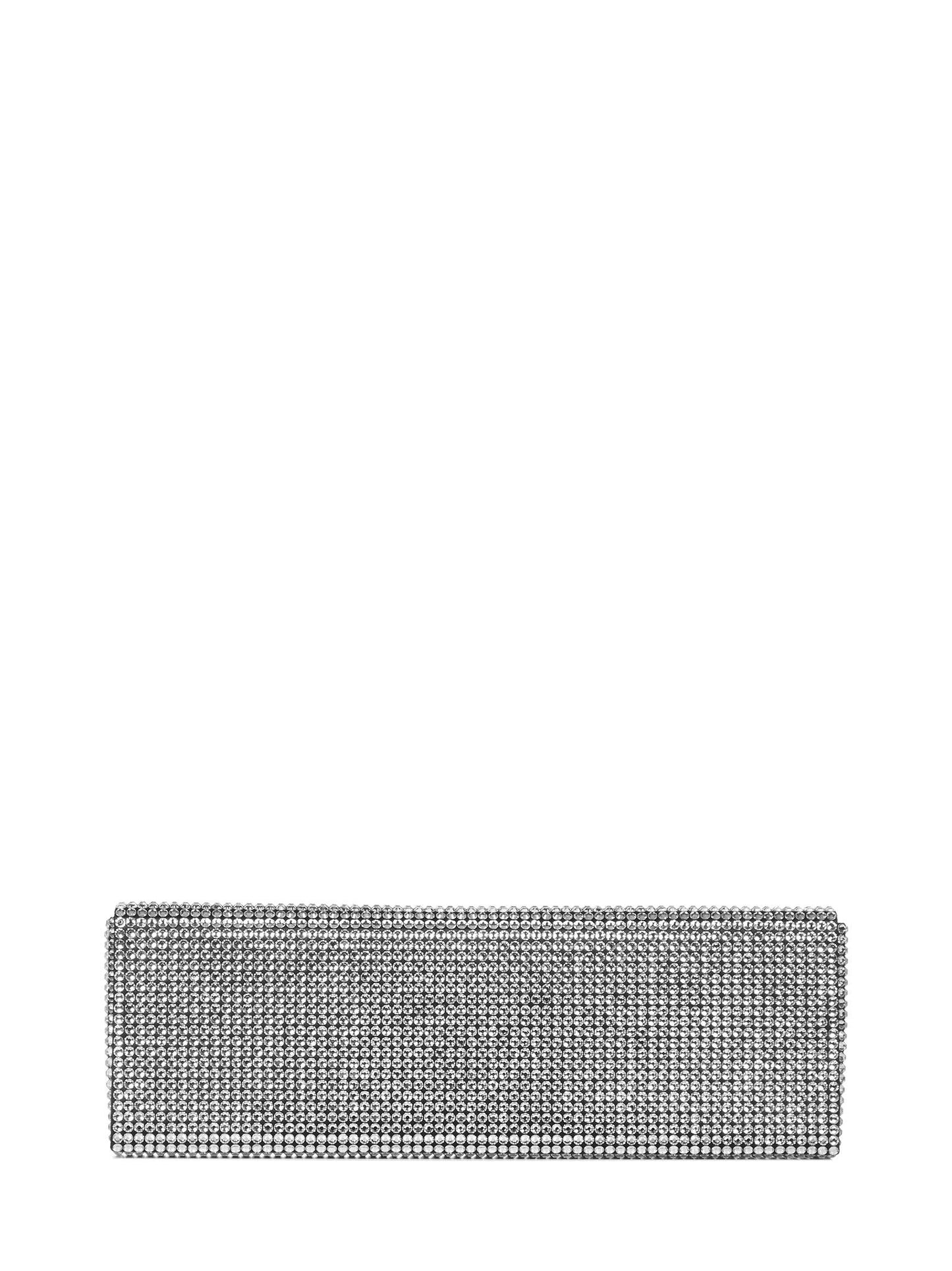 Clutch AMINI PALOMA Amina Muaddi AMINIPALOMA BLACKWHITE Amina Muaddi 