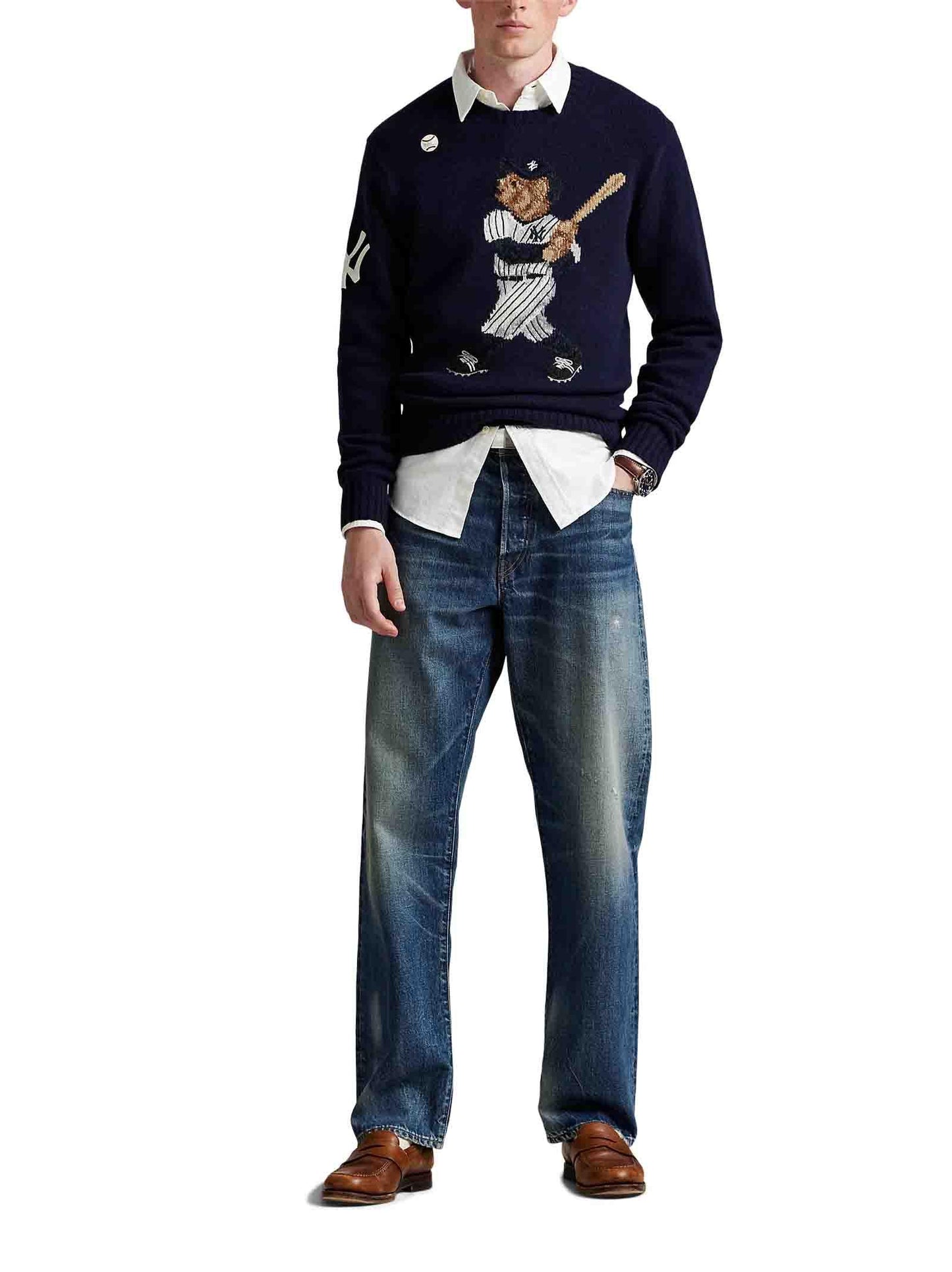 Maglia Yankees Bear Polo Ralph Lauren 710982820 001 Polo Ralph Lauren 