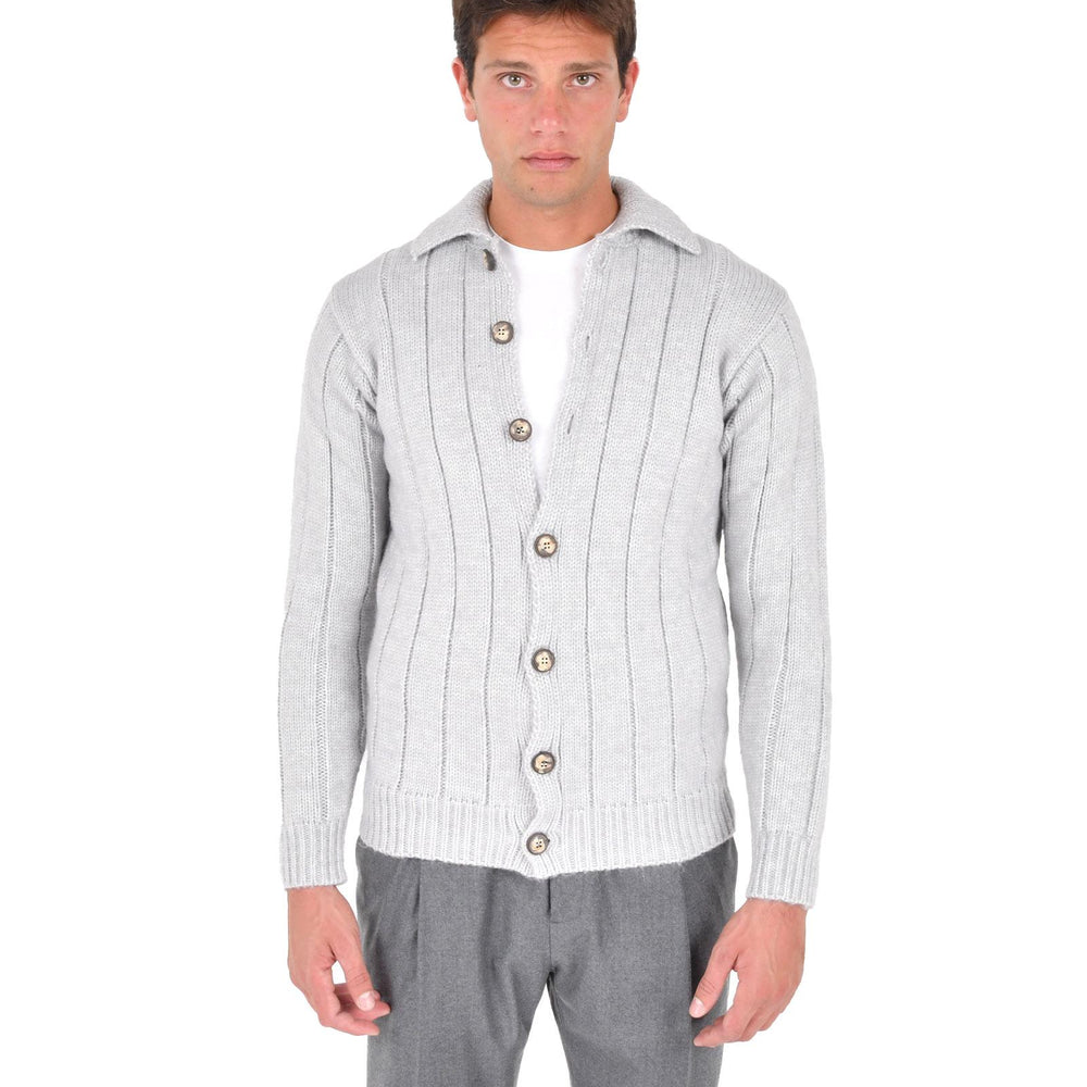 
                  
                    Cardigan modello Gianni Agnelli Franzese Napoli MA8343 ARGENTO Franzese Collection Pronta Sartoria 
                  
                