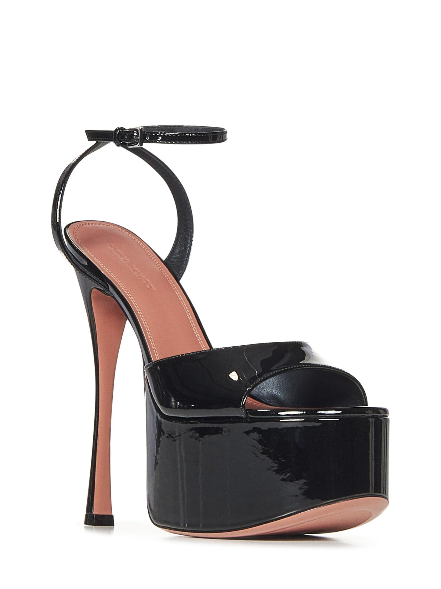 Amina Muaddi AYASANDAL155BLACK