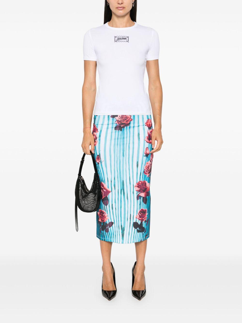 T-shirt The White Jean Paul Gaultier Label Jean Paul Gaultier TS091IJ056 0100 Jean Paul Gaultier 