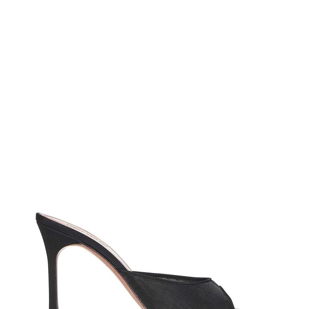 Sandali Alexa Mesh Slipper 95 Amina Muaddi ALEXAMESHSLIPPER95 BLACK Amina Muaddi 