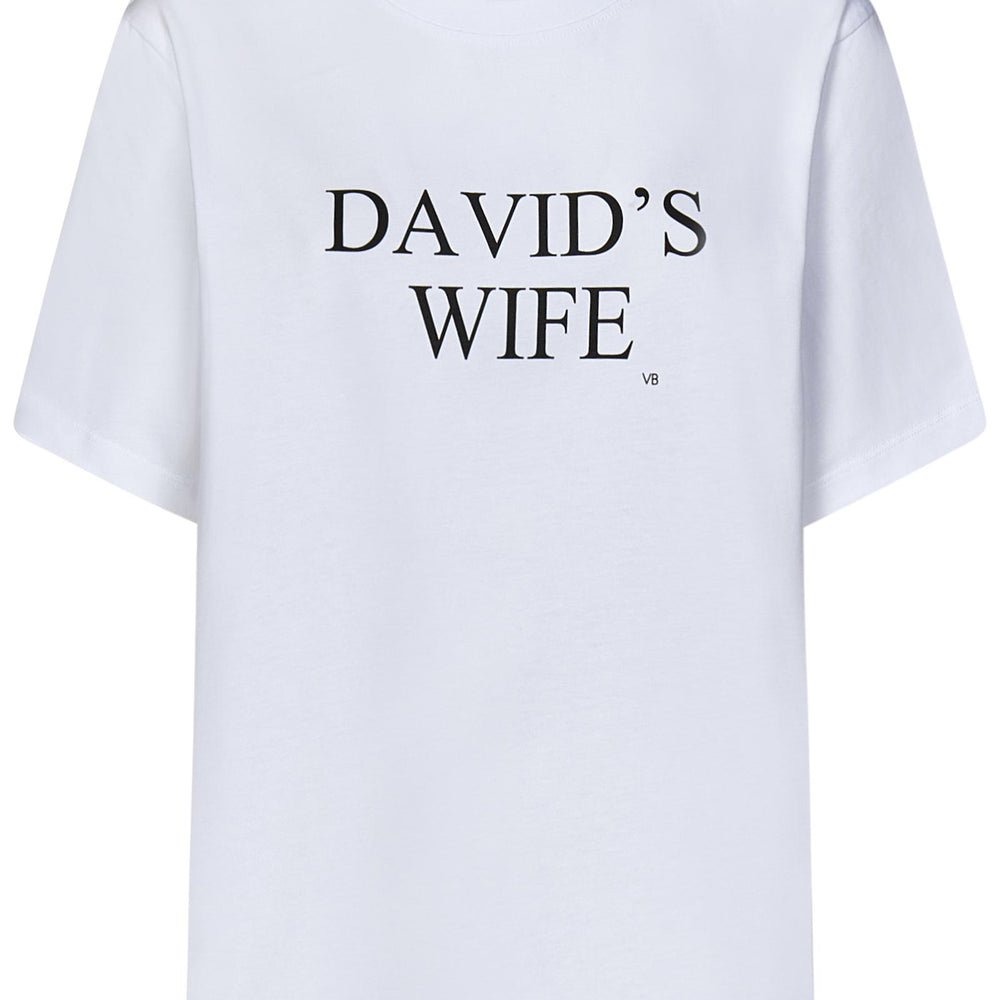 T-shirt Victoria Beckham 1324JTS005886A WHITE Victoria Beckham 