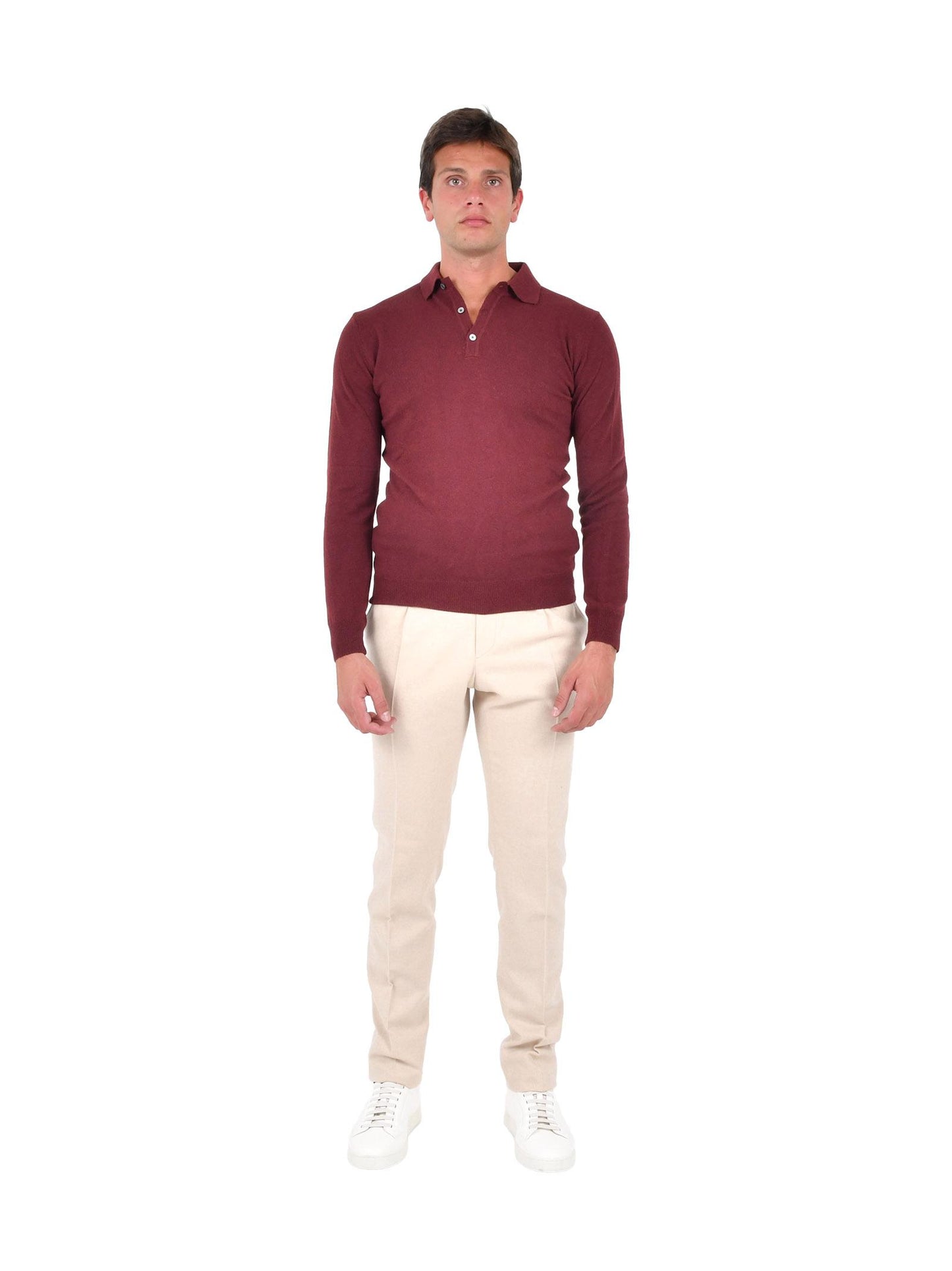 Maglia modello Stefano De Martino Franzese Napoli MA7069W26 BORDO Franzese Collection Pronta Sartoria 