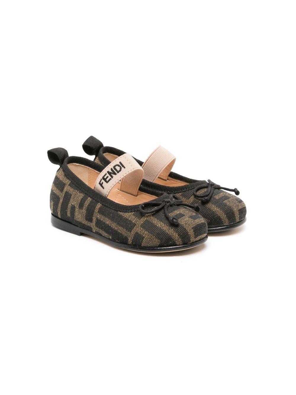 Ballerine Fendi Kids JFR377AQ75 F1NJB Fendi Kids 