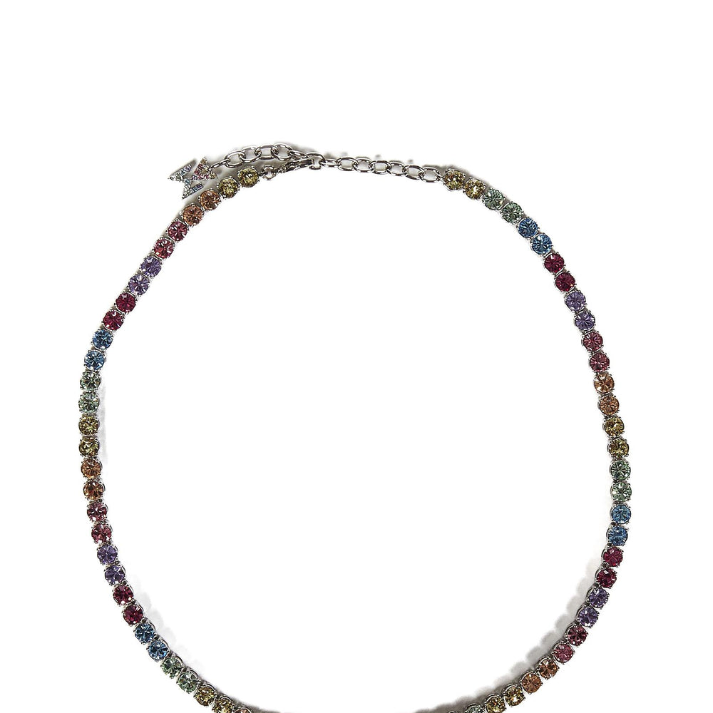 Collana Tennis Amina Muaddi TENNISNECKLACE UNICORN Amina Muaddi 