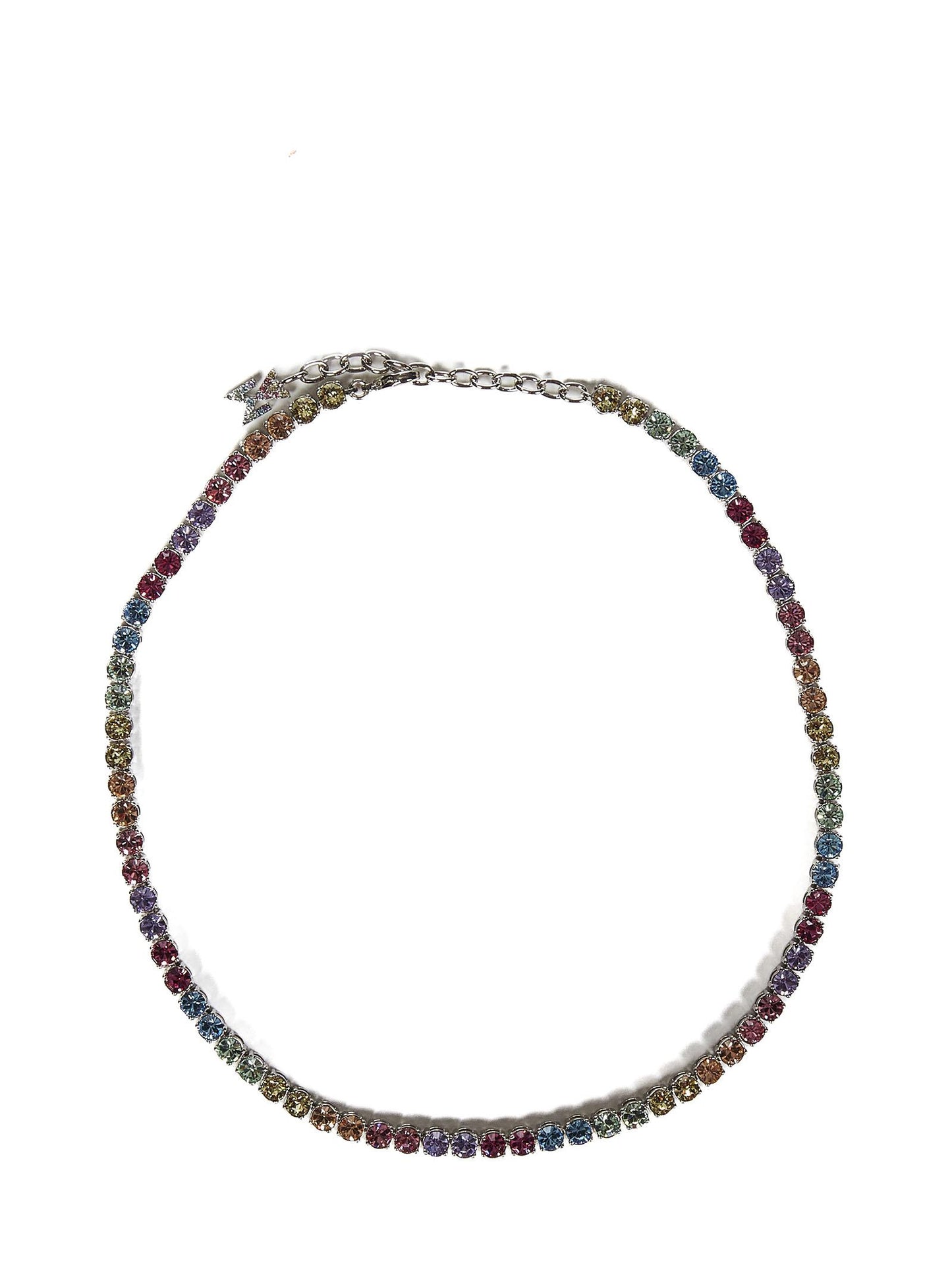 Collana Tennis Amina Muaddi TENNISNECKLACE UNICORN Amina Muaddi 