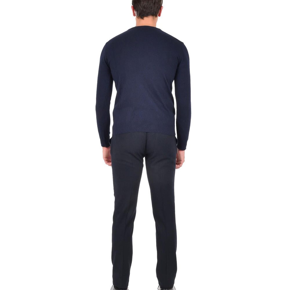 Maglia modello Stefano De Martino Franzese Napoli MA7065W26 BLU Franzese Collection Pronta Sartoria 