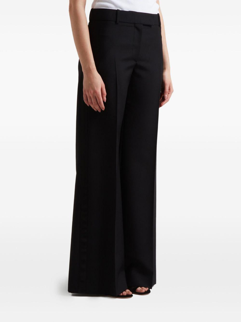 パンツ ALEXANDER MCQUEEN Women Straight Pants 830005QJADK 1000 Blac Alexander McQueen trousers – Michele Franzese