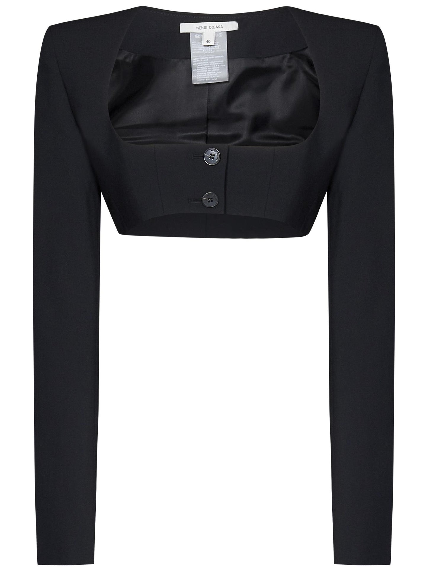 Nensi Dojaka Blazer NDAW24JKT024 BLACK Nensi Dojaka 