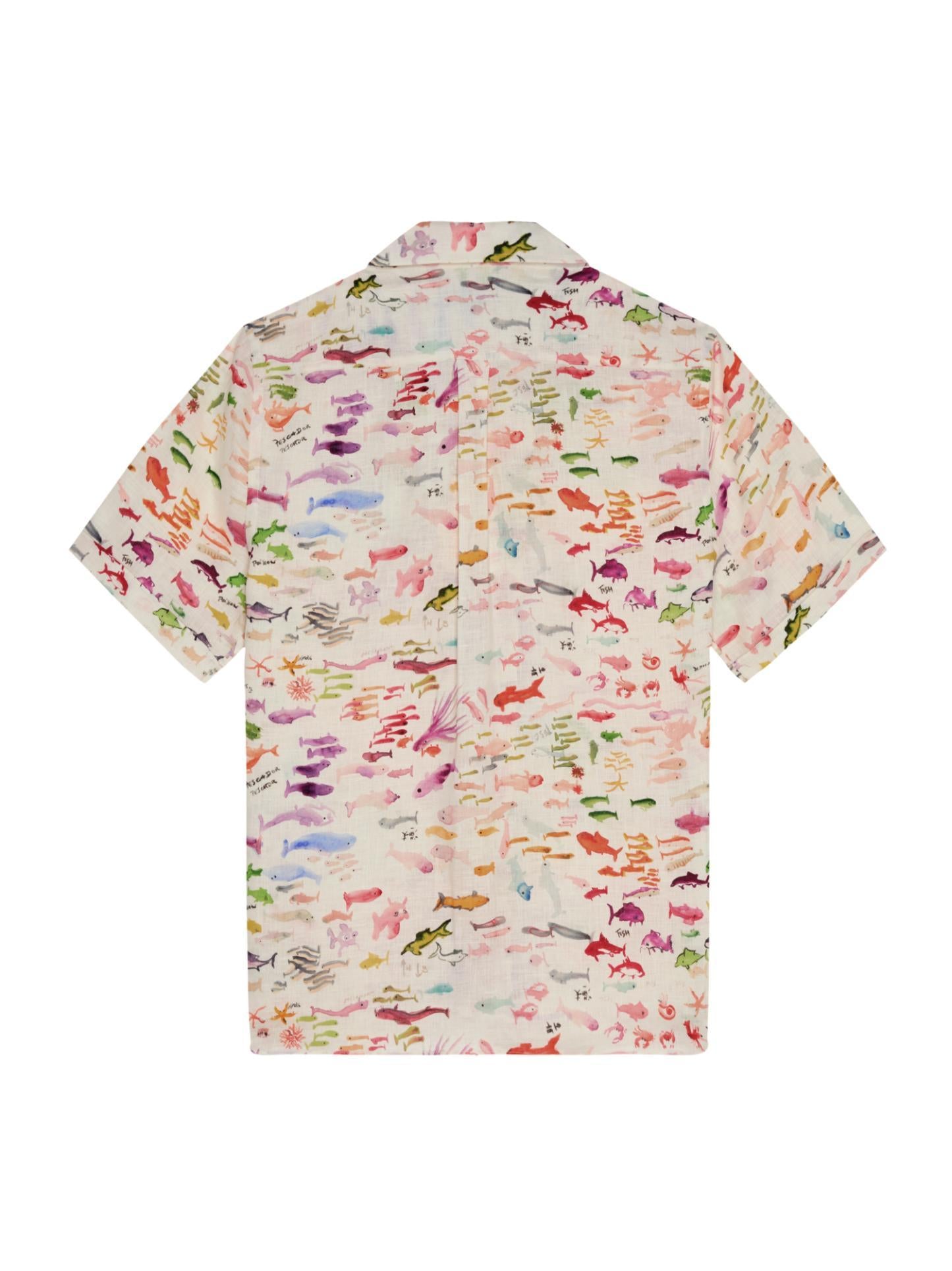 Camicia Vilebrequin HAREU228 004 Vilebrequin 