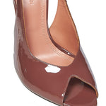 Amina Muaddi KRISTINASLING105CHOCOLATE