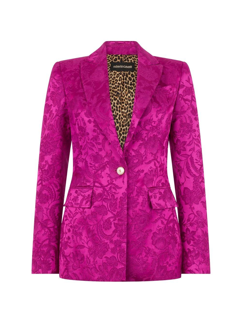 Giacca Roberto Cavalli WQT401TJ033 02520FUCHSIA Roberto Cavalli 
