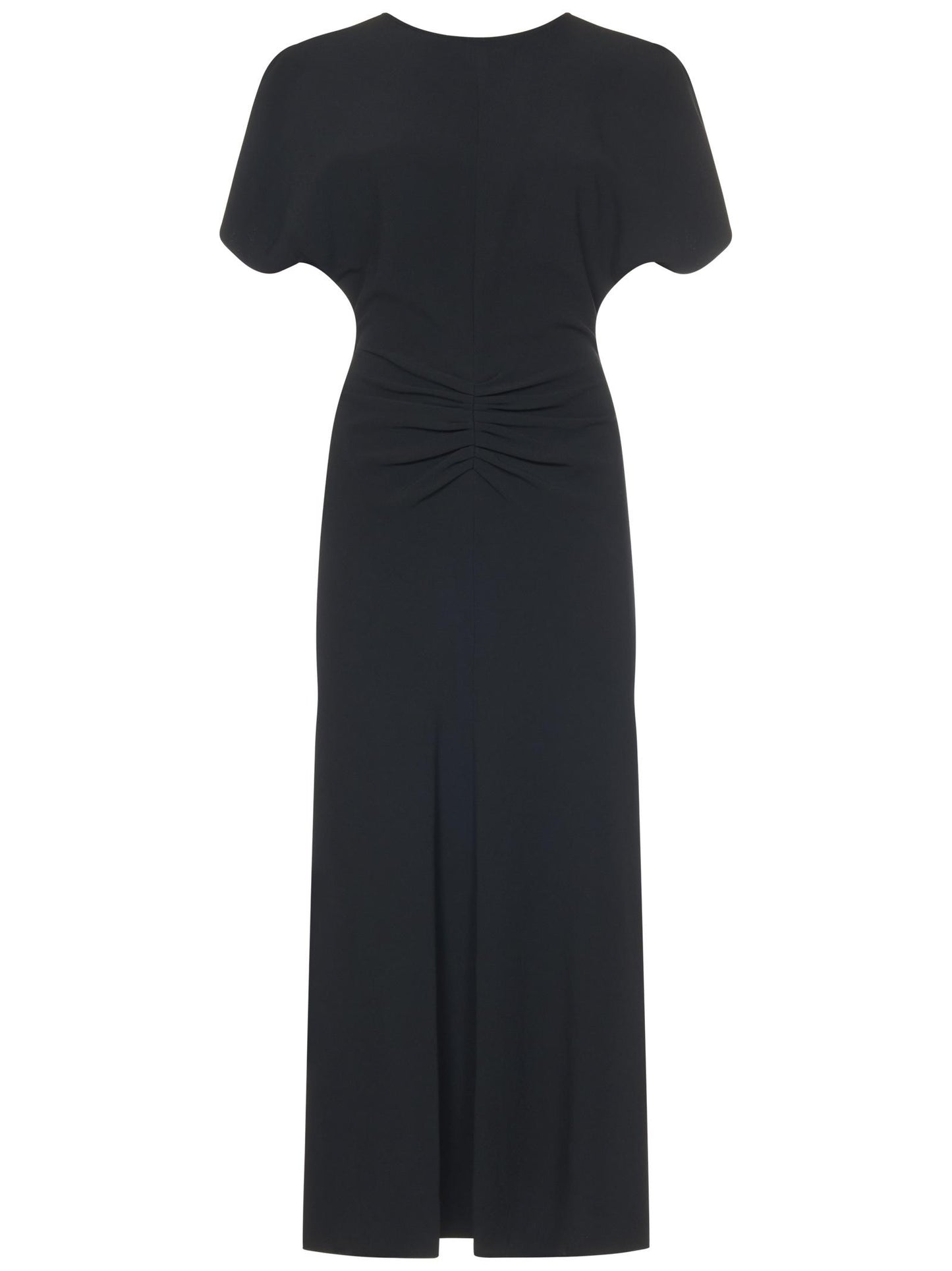 Abito Midi Gathered Waist Victoria Beckham 1124WDR005227A BLACK Victoria Beckham 