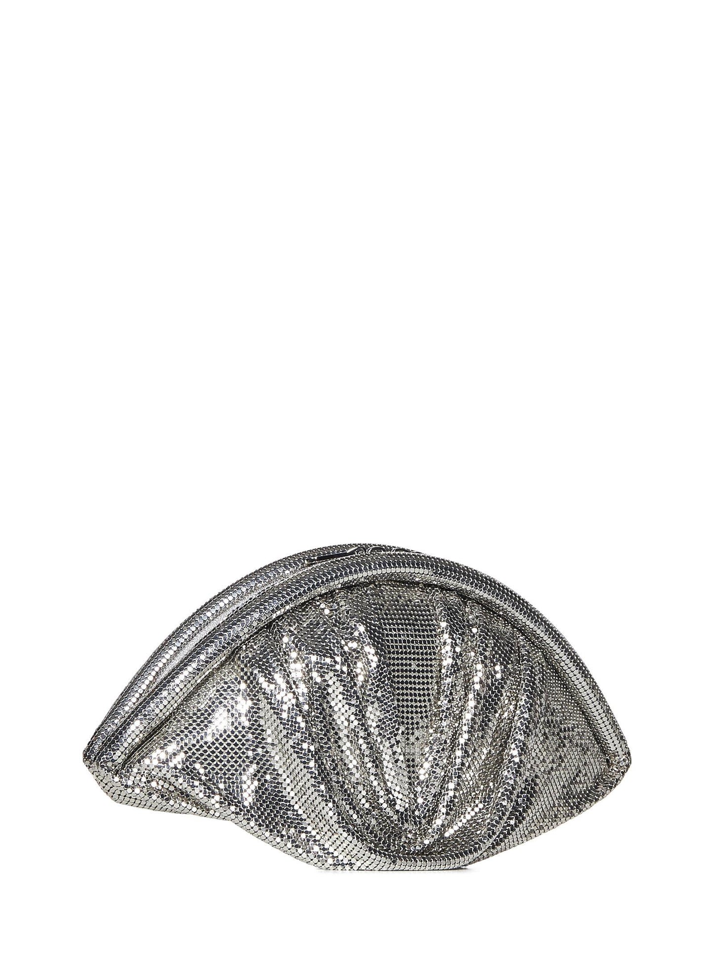Clutch Mesh Large Evening Rabanne<BR/> 25PSS0496MET719 P040 Rabanne 