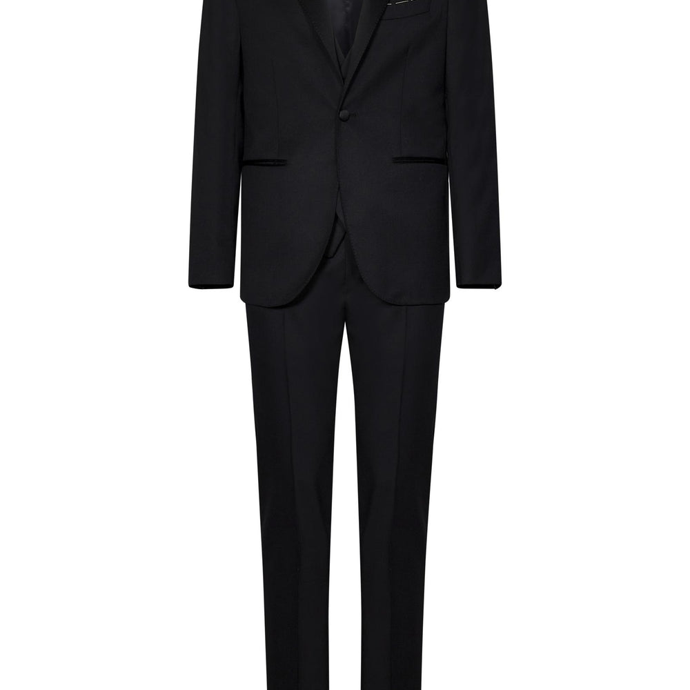 Abito Modello James Bond 007 Franzese Napoli FRACRISTAL NERO Franzese Collection Pronta Sartoria 