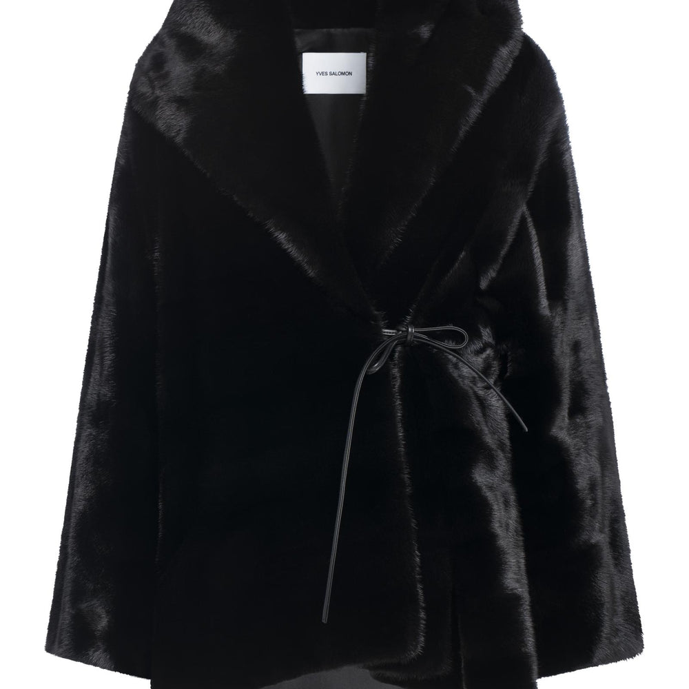 Pelliccia Yves Salomon 26WYM33275VFLX C99 Yves Salomon 