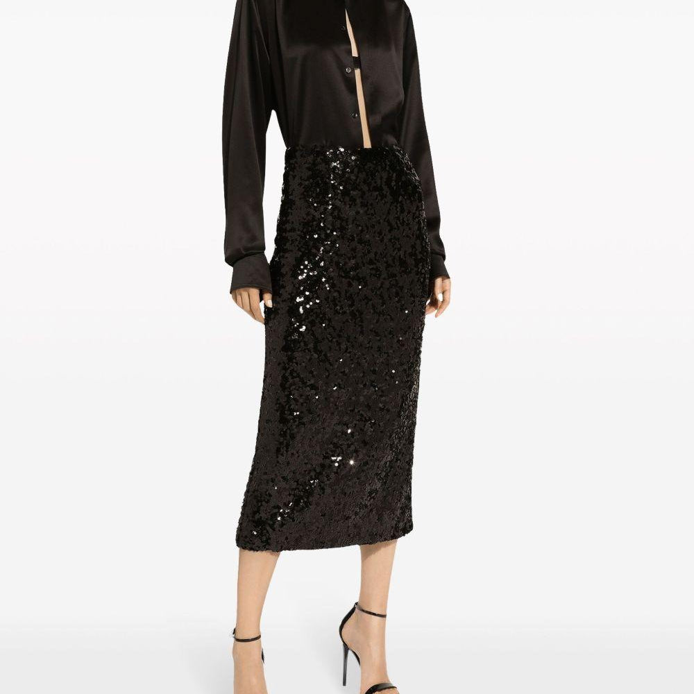 Gonna Midi DOLCE & GABBANA F4CRGTHLMZM N0000 DOLCE & GABBANA 