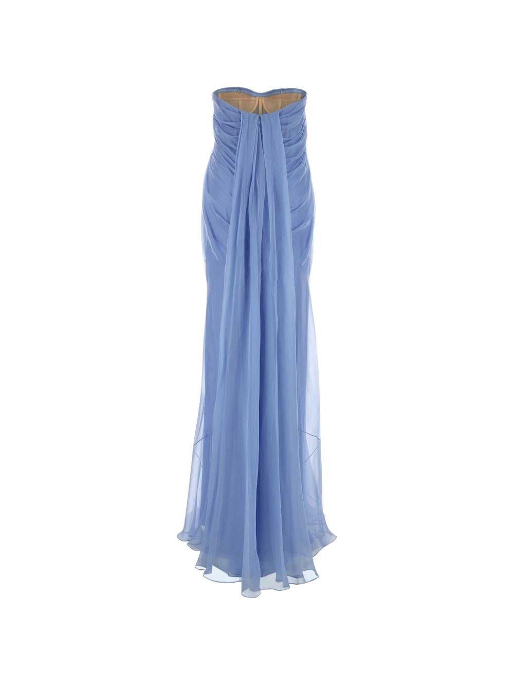 Abito Lungo Alexander McQueen 842937QBABX 4108 Alexander McQueen 