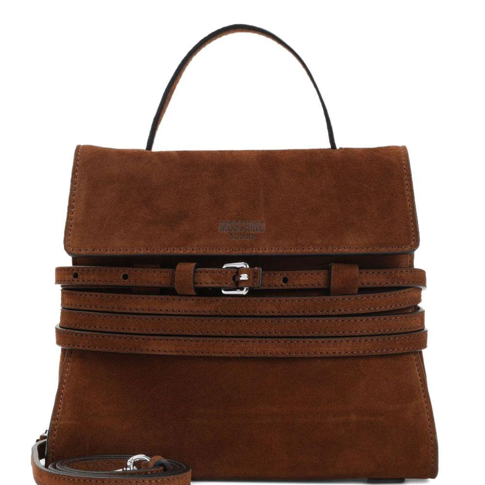 Borsa a mano Tie Me Small Moschino MC4226PP0NOF030A MARRONE Moschino 