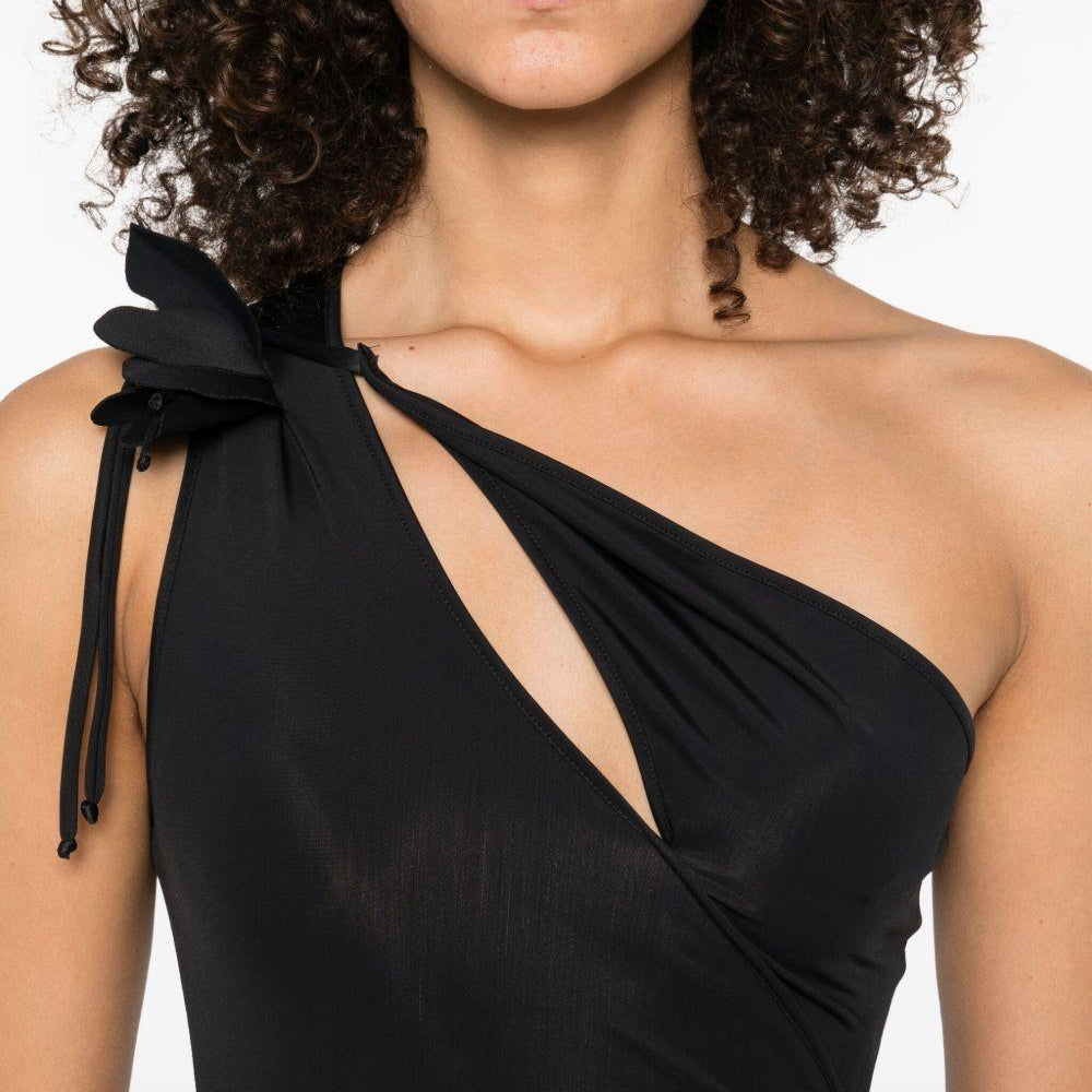 
                  
                    Abito Lungo Asymmetric Flower Gown Coperni COPR213F5021 BLK Coperni 
                  
                