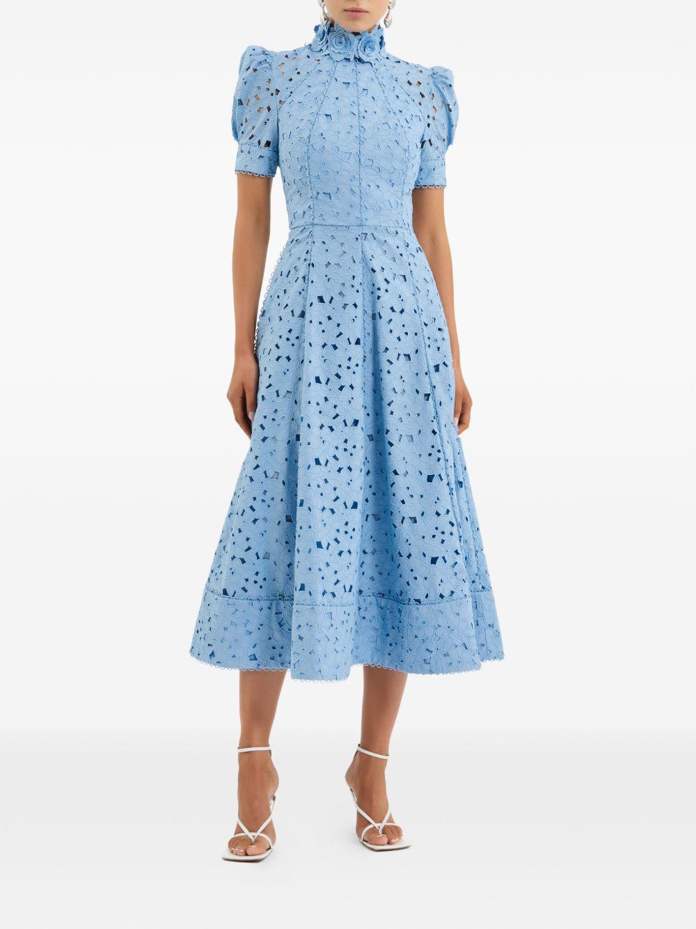 Abito Midi Kitsu Rebecca Vallance 26011909 BLUE Rebecca Vallance 