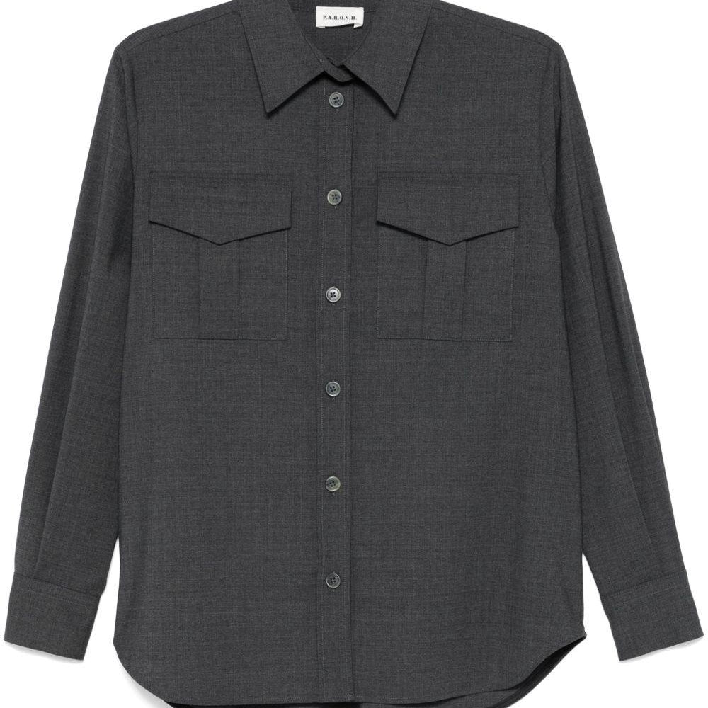 Camicia P.A.R.O.S.H. D381088LUWOOL 020 P.A.R.O.S.H. 